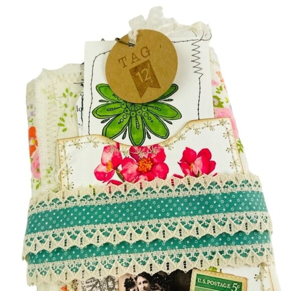 Handmade Custom Blank Writing Junk Journal  Vintage Papers for Prayer Scripture - Picture 3 of 12